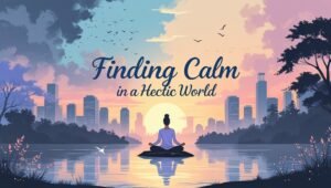 Finding calm in a hectic world
